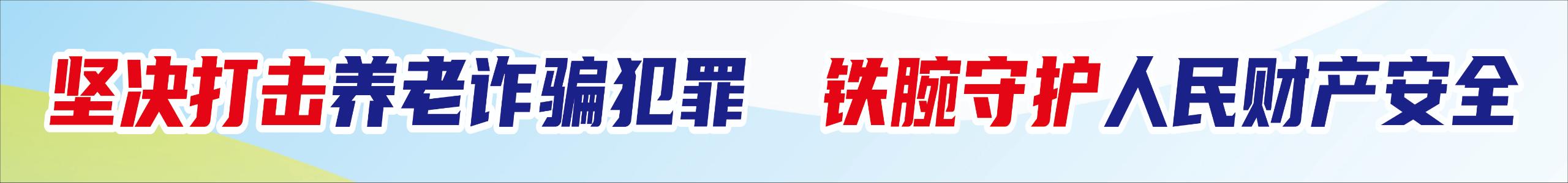 打擊詐騙犯罪、守護人民財產(chǎn)安全}