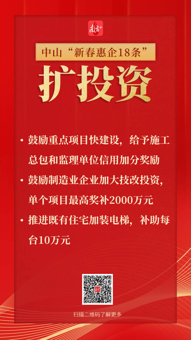 中山市人民政府印發(fā)實施《中山市“拼經(jīng)濟、穩(wěn)增長”新春惠企政策》。  南方+ 王浩宇 制圖